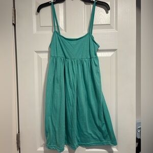 Teal Spaghetti Strap Dress